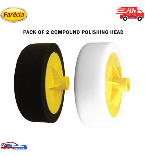Farecla G Mop 150mm Compounding & Polishing Head 14mm 6" Foam Pack of 2